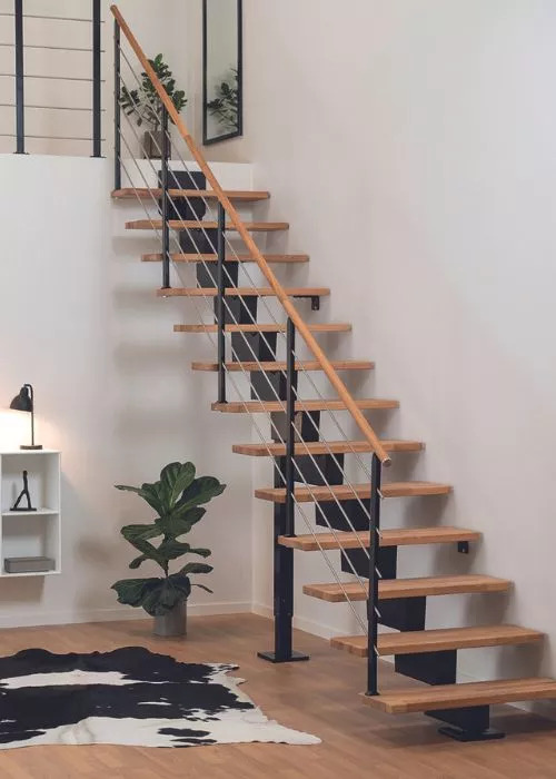 modularno stopnišče DUBAI ravno stopnišče, vrhunska kakovost, moderno